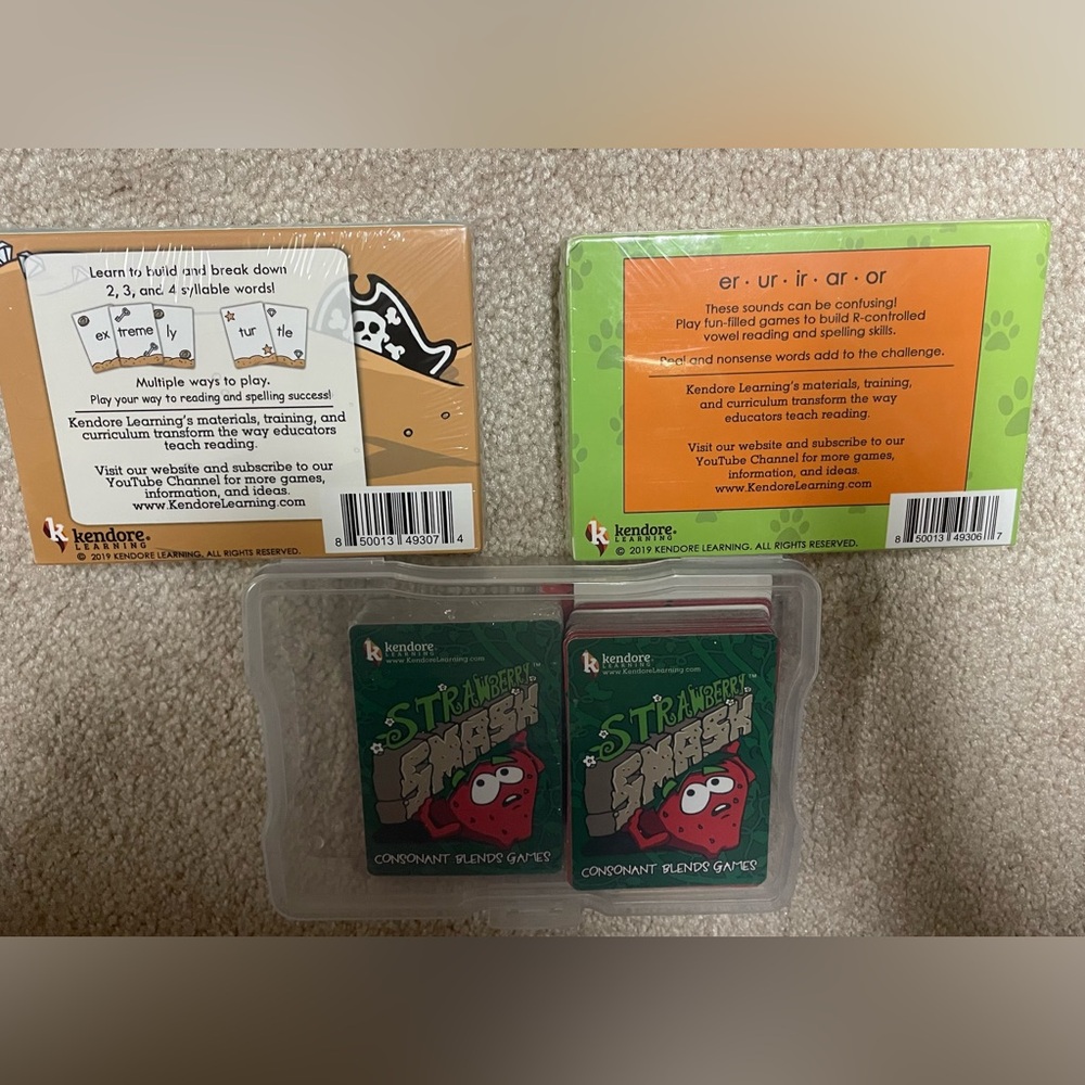 Educational Card Games by Kendore-3 Different games - Picture 2 of 6